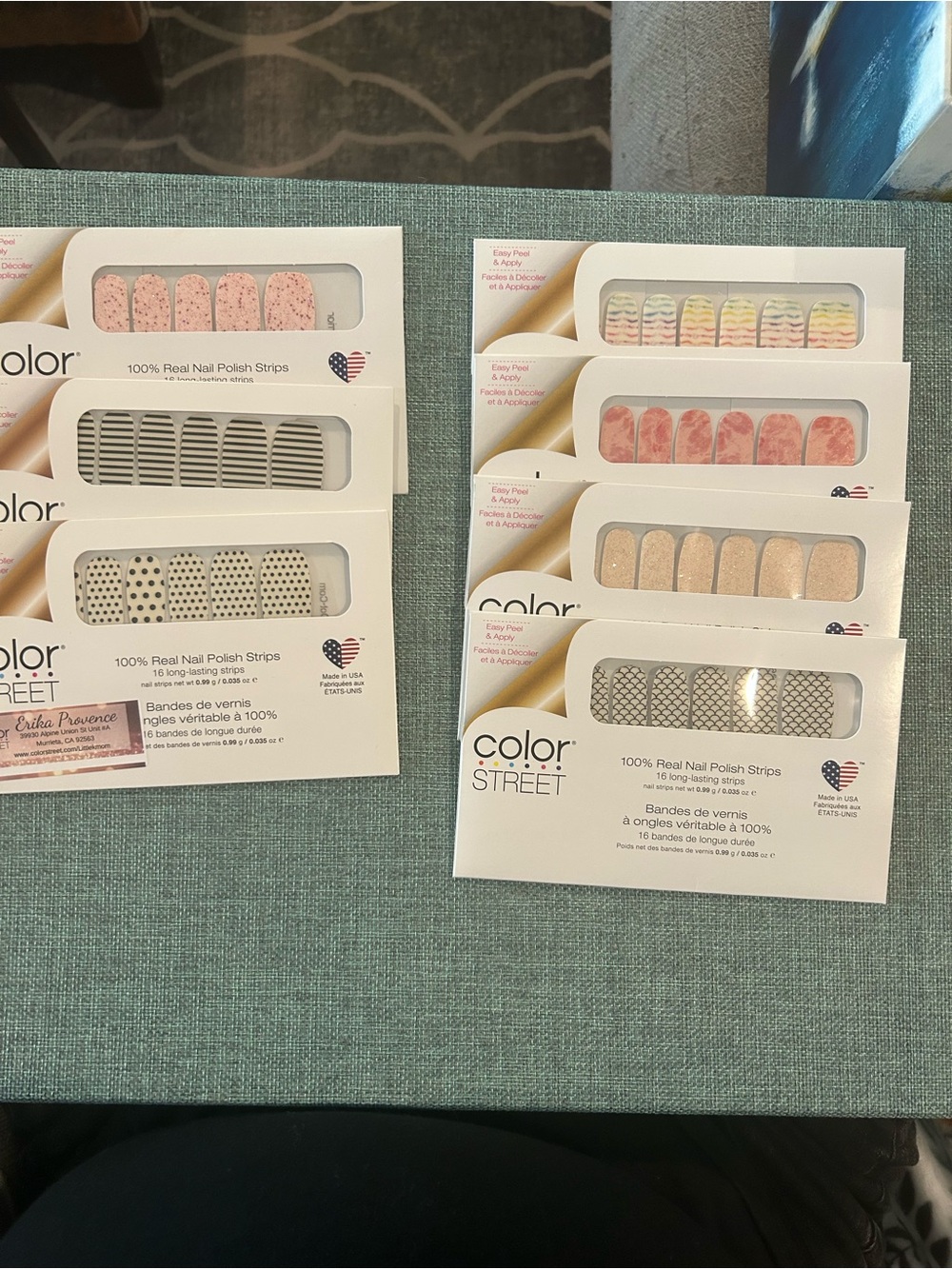 Color Street Nail Polish Strips Lot of 7 NEW Sealed Retired Designs